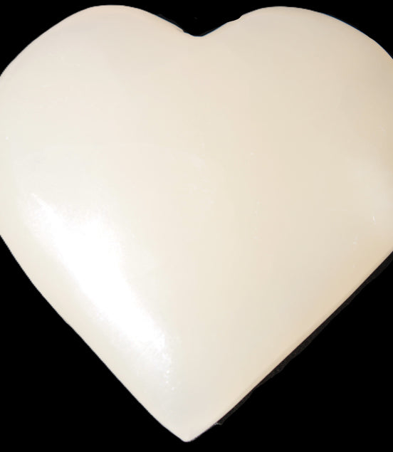 Lemon Honey Calcite heart 60*60*17mm 92.7g Rocks and Things
