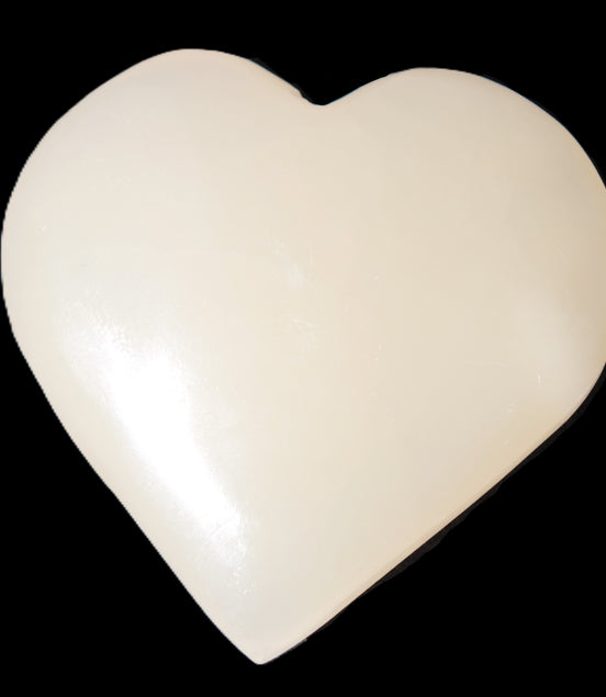Lemon Honey Calcite heart 60*60*17mm 92.7g Rocks and Things