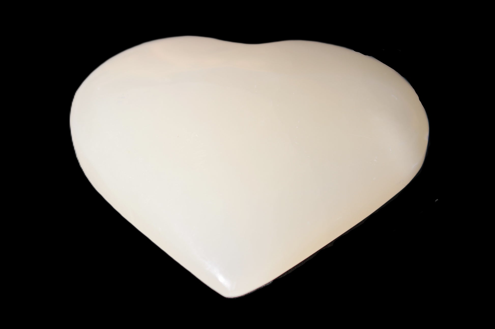 Lemon Honey Calcite heart 60*60*17mm 92.7g Rocks and Things