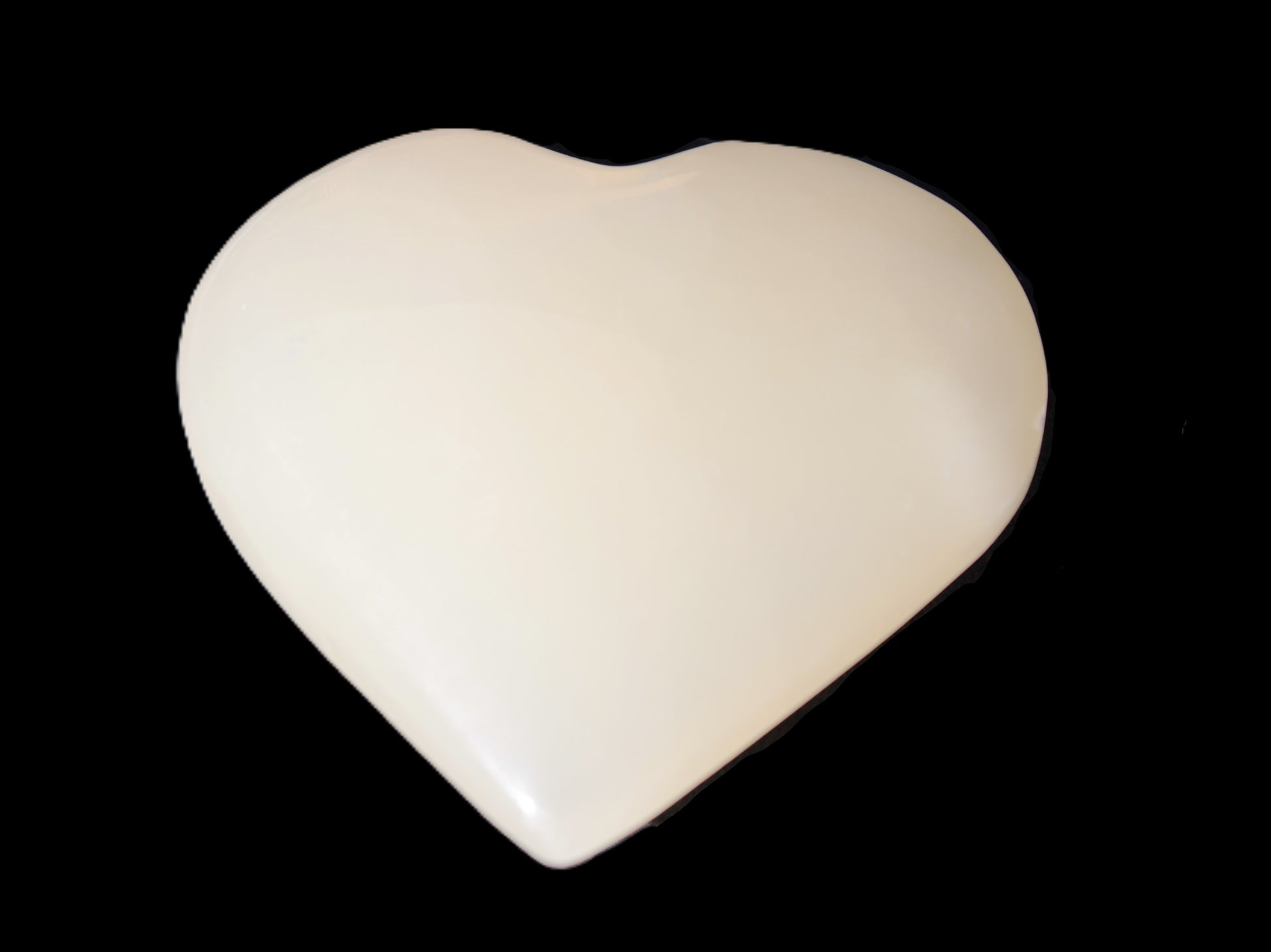 Lemon Honey Calcite heart 60*60*17mm 92.7g Rocks and Things