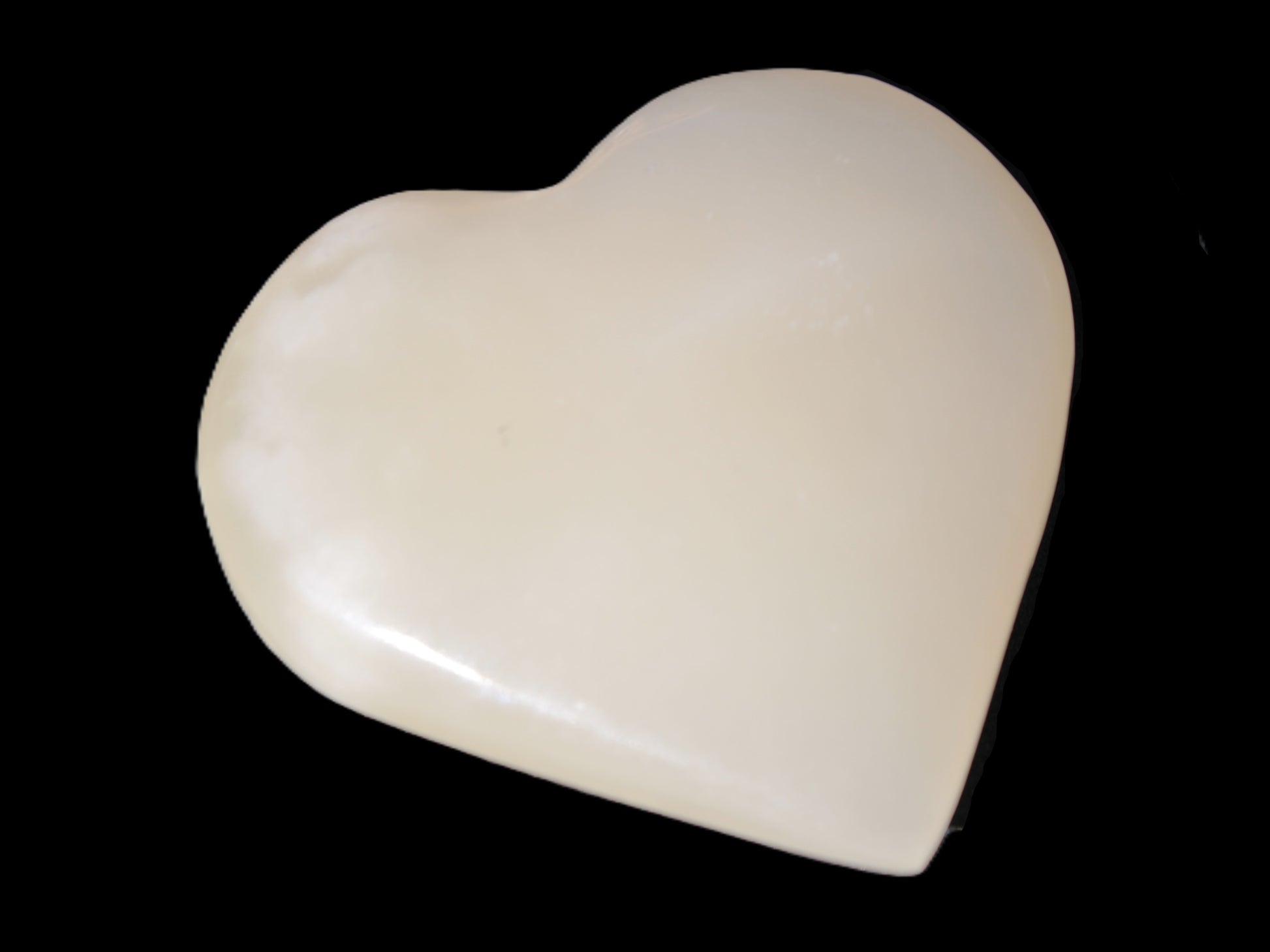 Lemon Honey Calcite heart 60*60*17mm 92.7g Rocks and Things