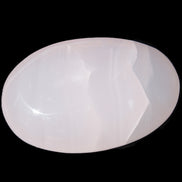 Pink Mangano Calcite palm stone 115g Rocks and Things