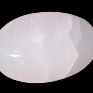 Pink Mangano Calcite palm stone 115g Rocks and Things