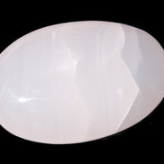 Pink Mangano Calcite palm stone 115g Rocks and Things