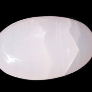 Pink Mangano Calcite palm stone 115g Rocks and Things