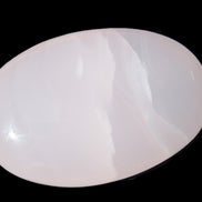 Pink Mangano Calcite palm stone 115g Rocks and Things