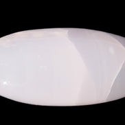 Pink Mangano Calcite palm stone 115g Rocks and Things