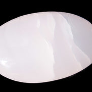 Pink Mangano Calcite palm stone 115g Rocks and Things