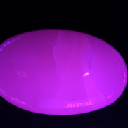 Pink Mangano Calcite palm stone 115g Rocks and Things