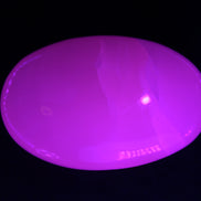 Pink Mangano Calcite palm stone 115g Rocks and Things