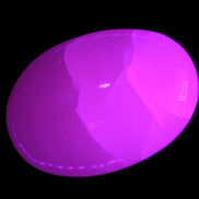 Pink Mangano Calcite palm stone 115g Rocks and Things