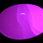 Pink Mangano Calcite palm stone 115g Rocks and Things