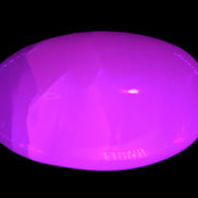 Pink Mangano Calcite palm stone 115g Rocks and Things