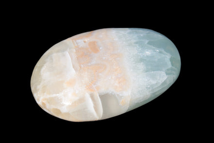 Pistachio Calcite palmstone 64-72mm  121-168g Rocks and Things