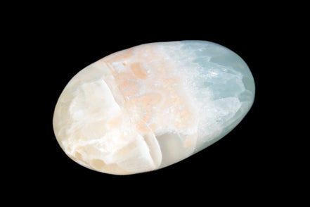 Pistachio Calcite palmstone 64-72mm  121-168g Rocks and Things