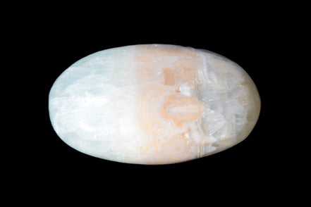 Pistachio Calcite palmstone 64-72mm  121-168g Rocks and Things