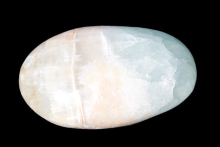 Pistachio Calcite palmstone 64-72mm  121-168g Rocks and Things