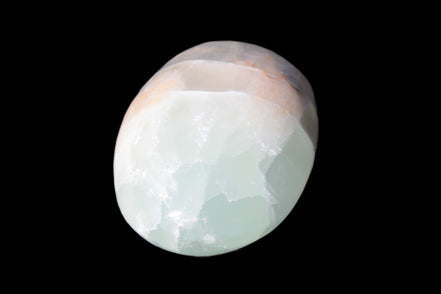 Pistachio Calcite palmstone 64-72mm  121-168g Rocks and Things