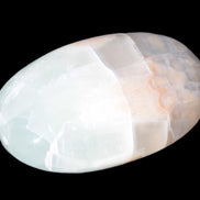 Pistachio Calcite palmstone 64-72mm  121-168g Rocks and Things