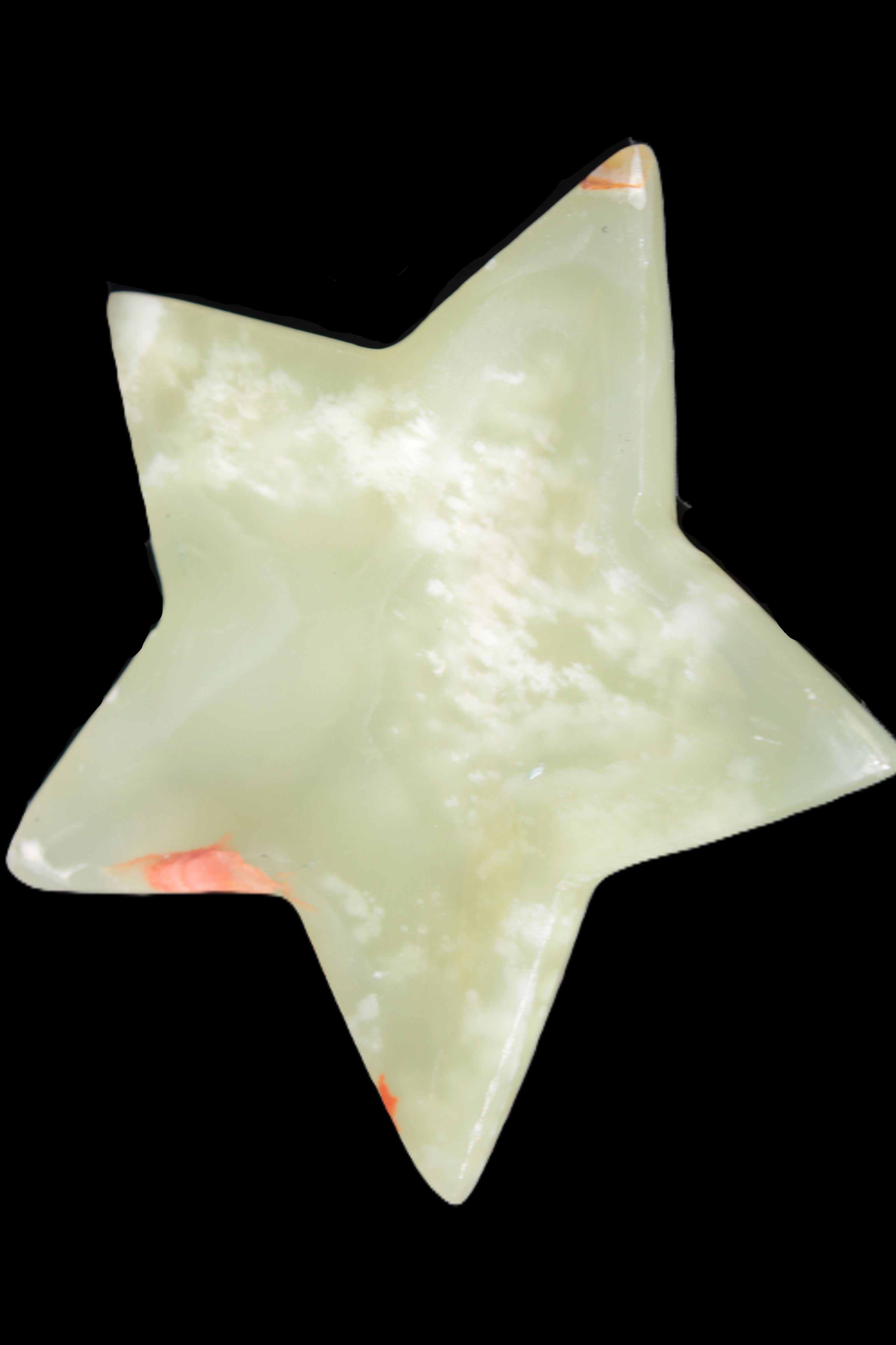 Afghan Jade hand-carved Star 108*20mm 207g in sunlight - Rocks and Things Store