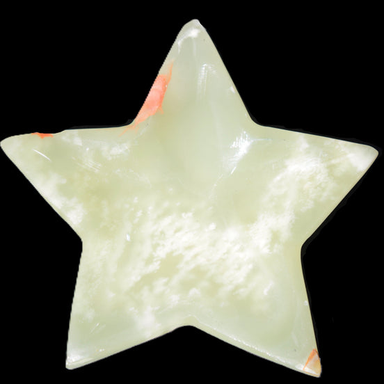 Afghan Jade hand-carved Star 108*20mm 207g in sunlight - Rocks and Things Store