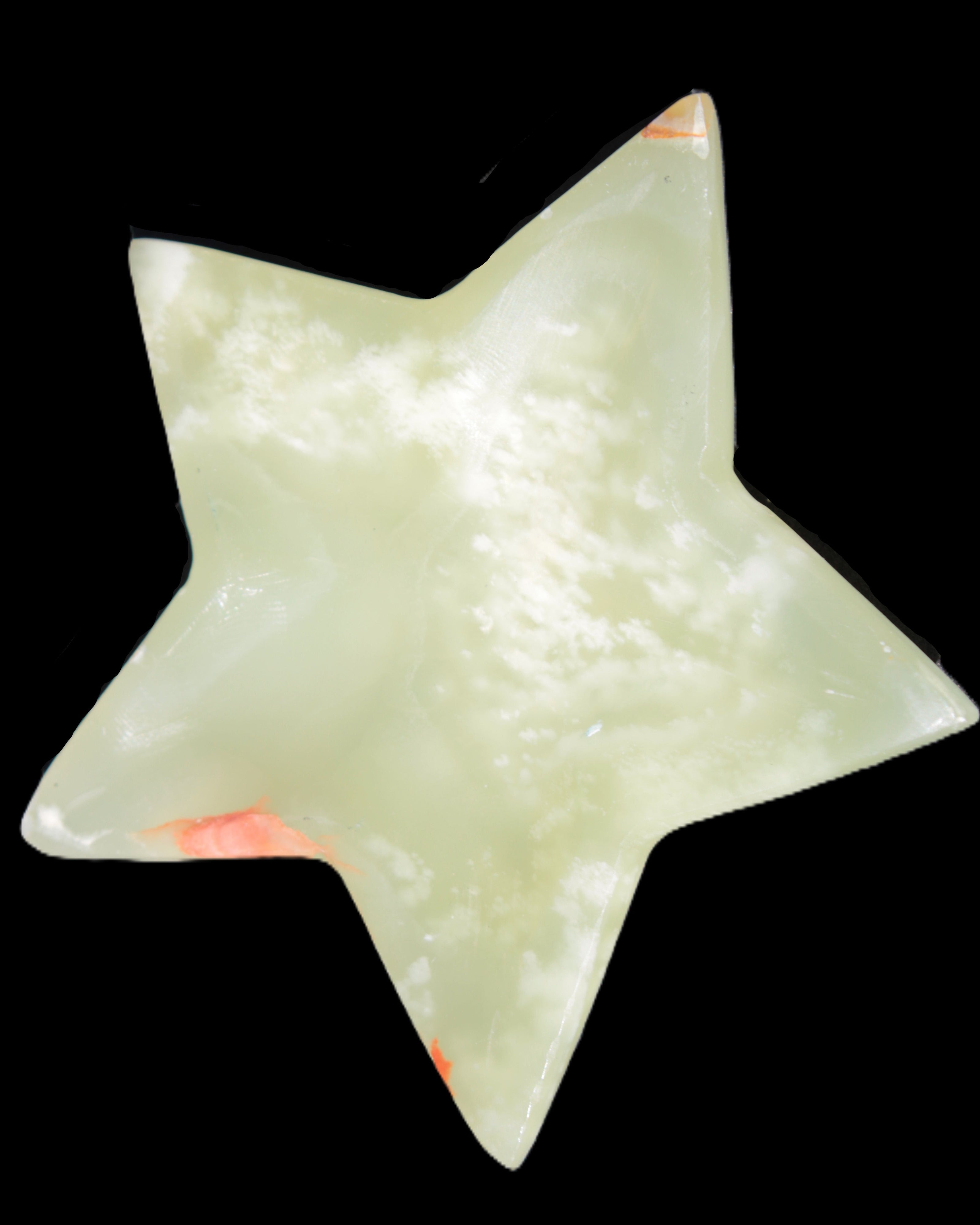 Afghan Jade hand-carved Star 108*20mm 207g in sunlight - Rocks and Things Store