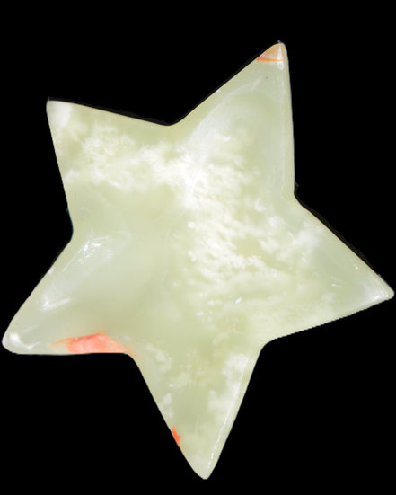 Afghan Jade hand-carved Star 108*20mm 207g in sunlight - Rocks and Things Store