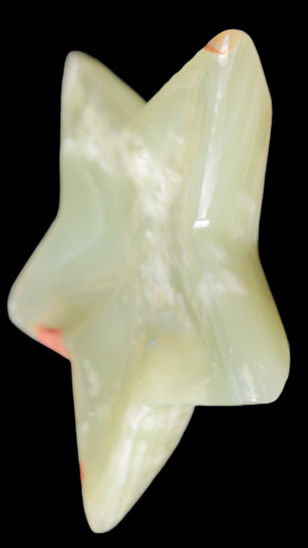 Afghan Jade hand-carved Star 108*20mm 207g in sunlight - Rocks and Things Store