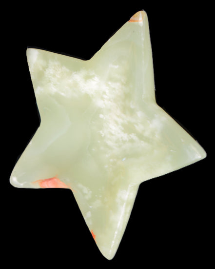 Afghan Jade hand-carved Star 108*20mm 207g in sunlight - Rocks and Things Store