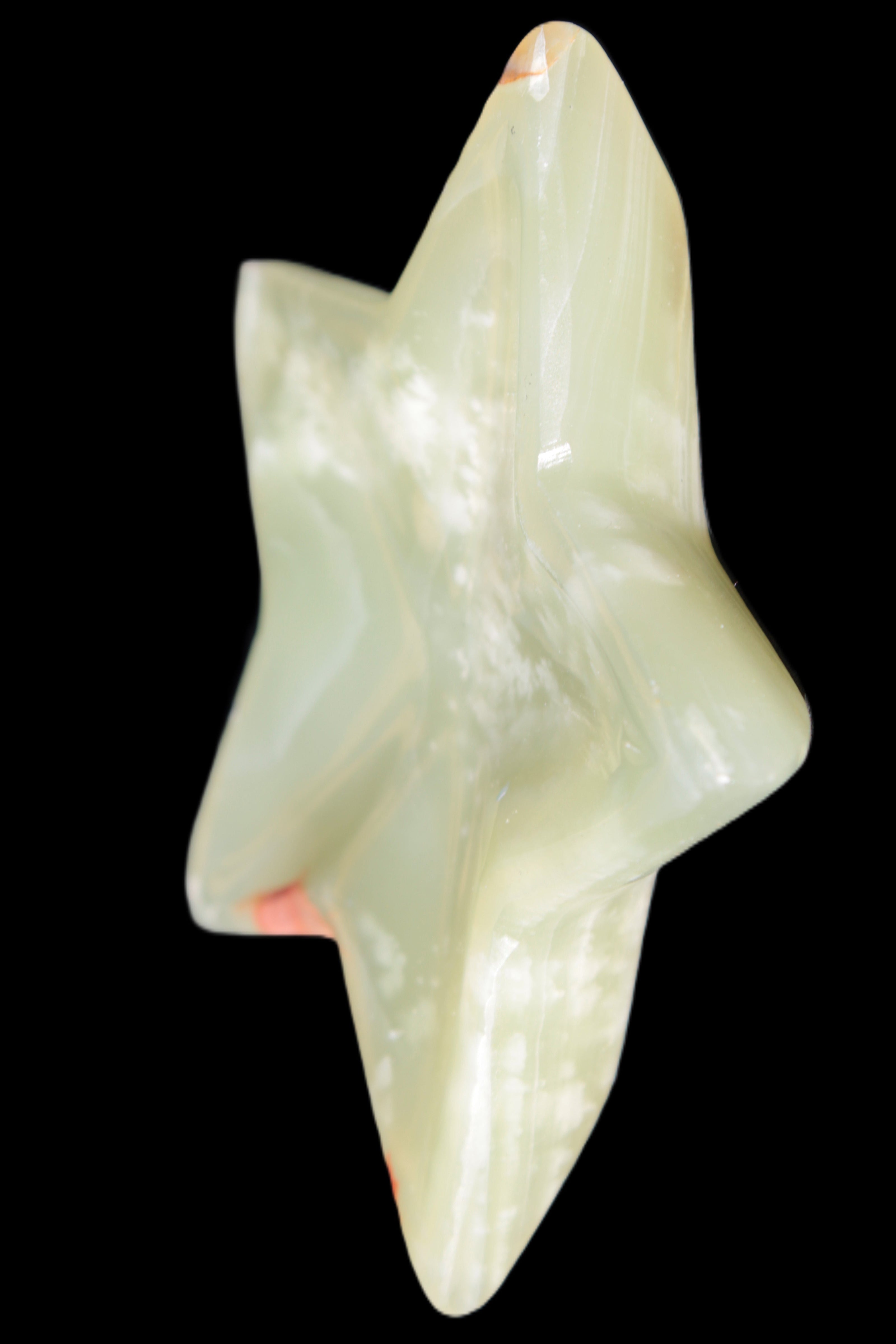Afghan Jade hand-carved Star 108*20mm 207g in sunlight - Rocks and Things Store