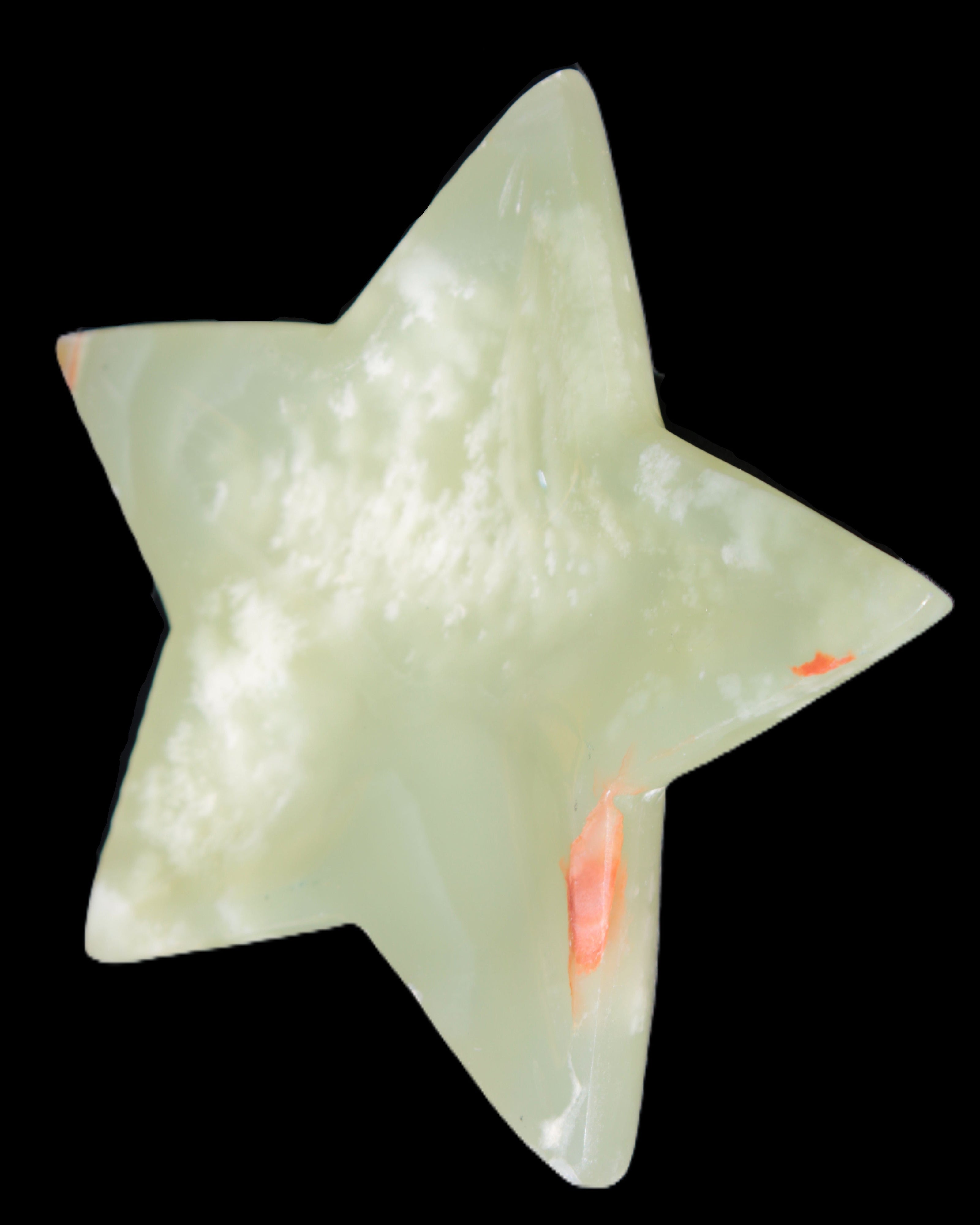 Afghan Jade hand-carved Star 108*20mm 207g in sunlight - Rocks and Things Store