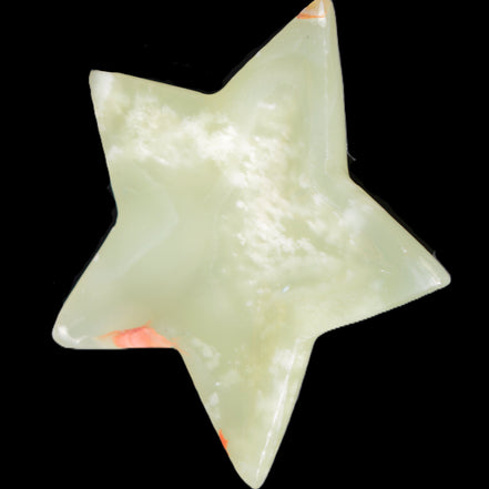 Afghan Jade hand-carved Star 108*20mm 207g in sunlight - Rocks and Things Store