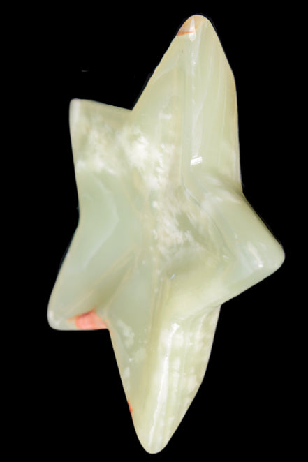 Afghan Jade hand-carved Star 108*20mm 207g in sunlight - Rocks and Things Store