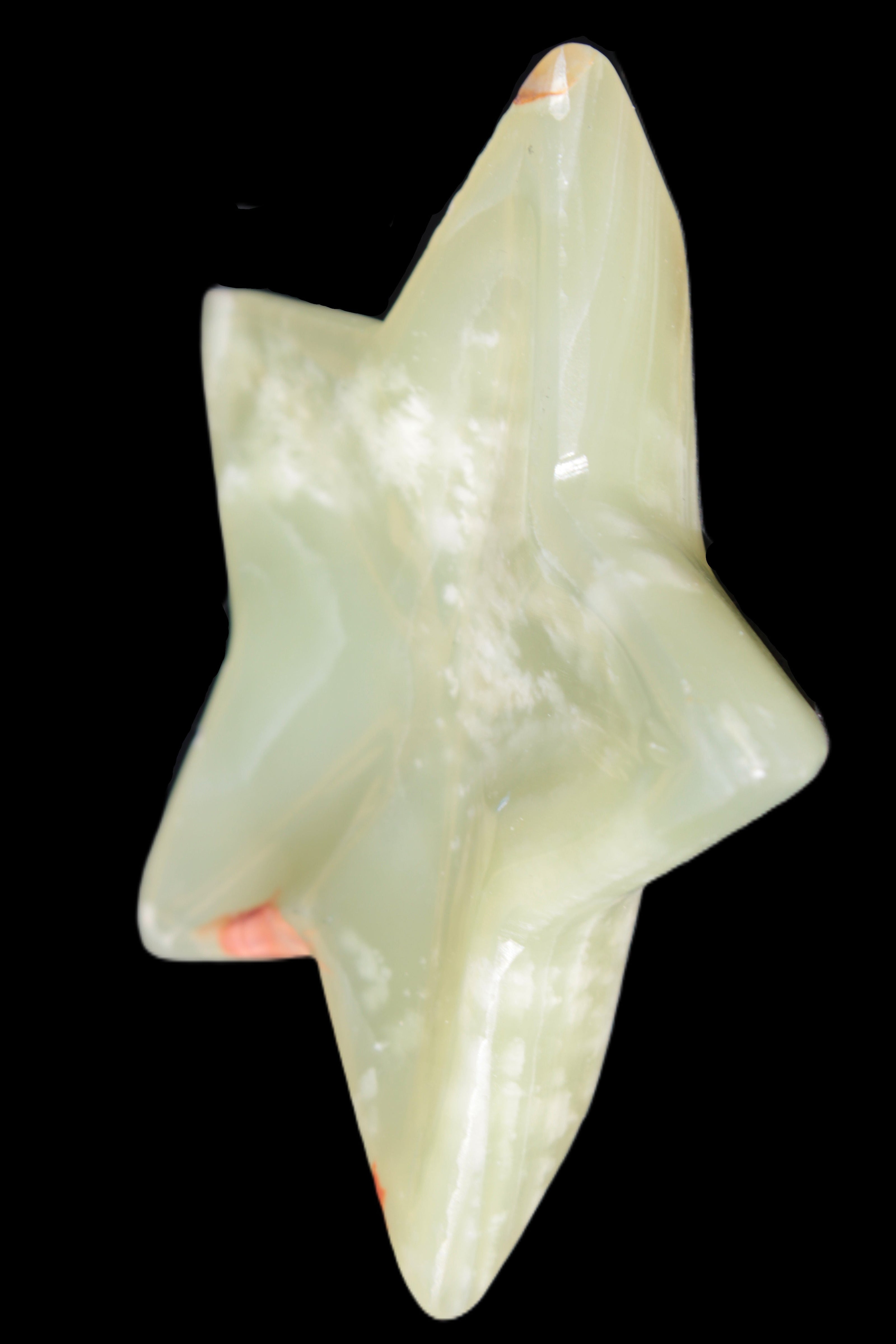 Afghan Jade hand-carved Star 108*20mm 207g in sunlight - Rocks and Things Store