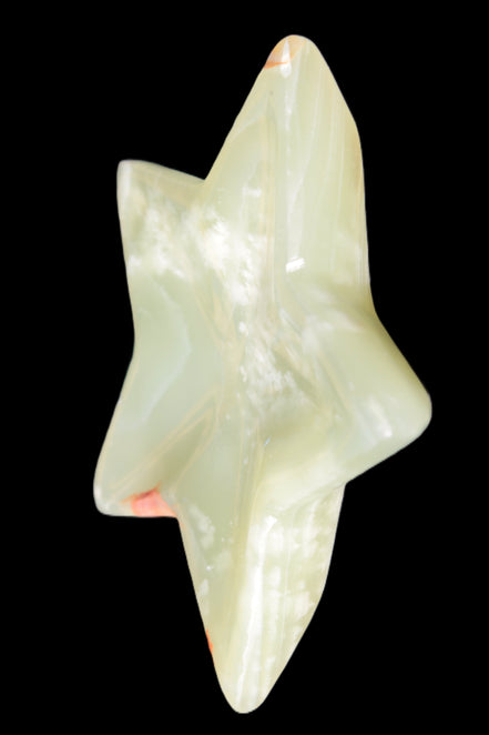 Afghan Jade hand-carved Star 108*20mm 207g in sunlight - Rocks and Things Store