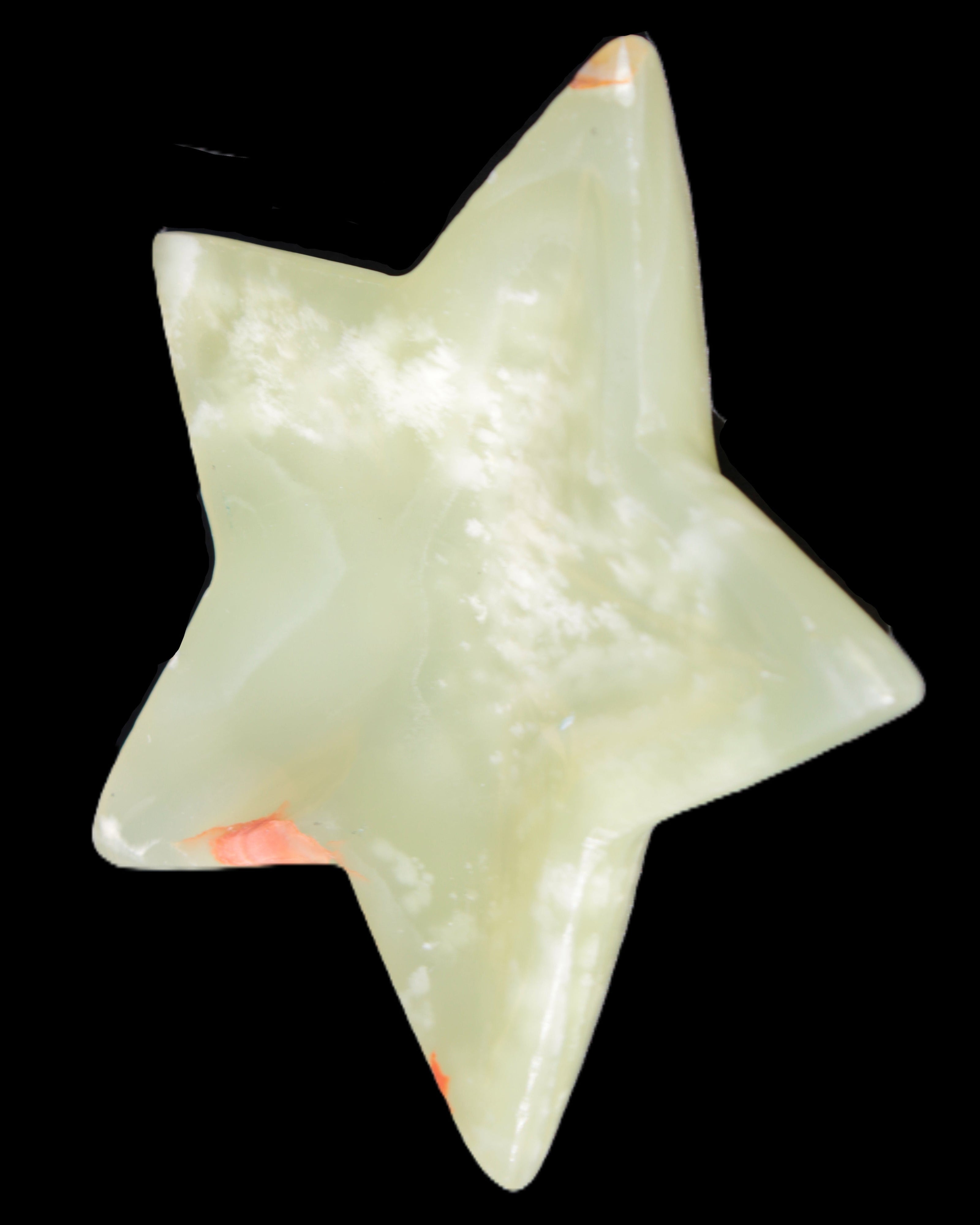 Afghan Jade hand-carved Star 108*20mm 207g in sunlight - Rocks and Things Store