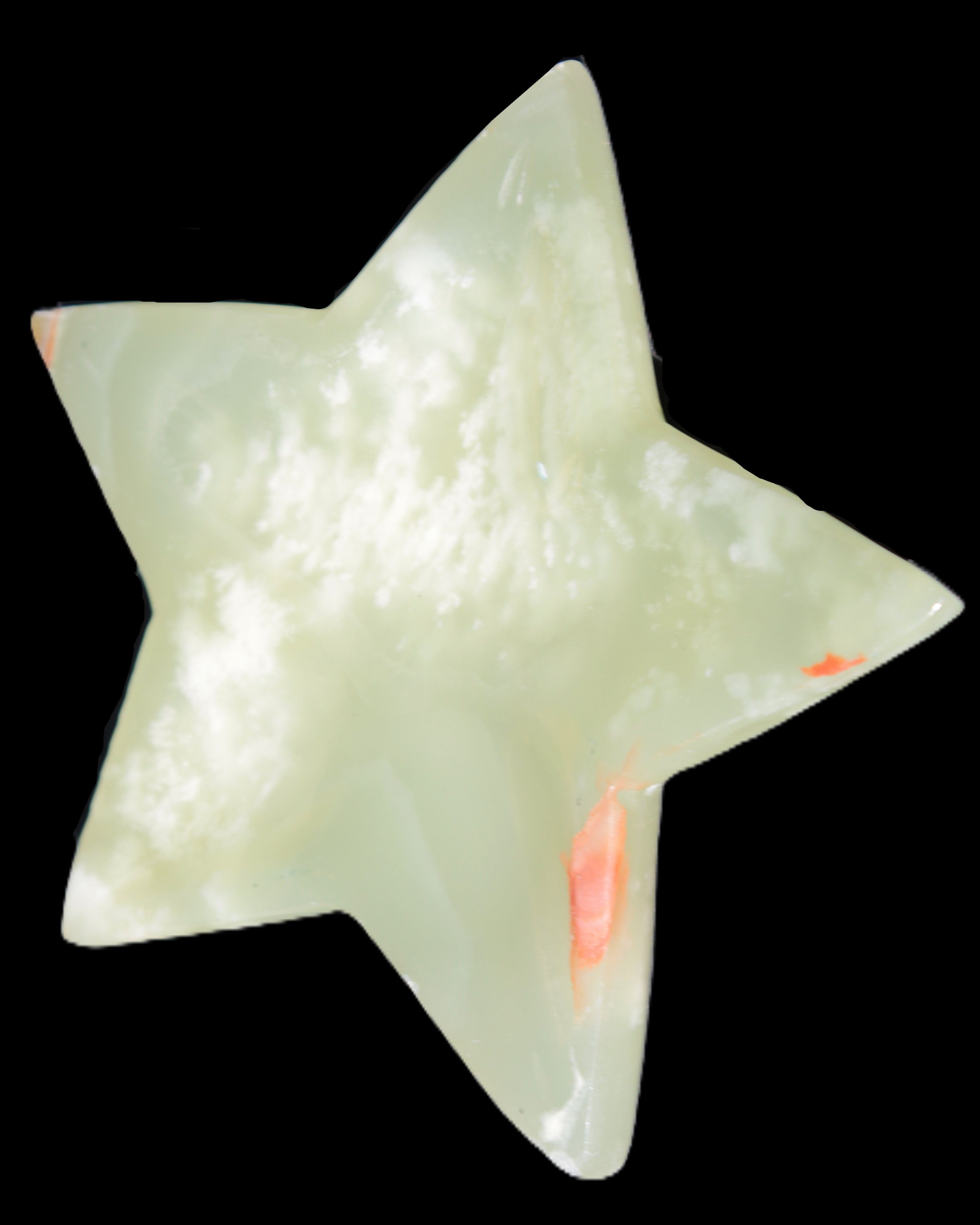 Afghan Jade hand-carved Star 108*20mm 207g in sunlight - Rocks and Things Store