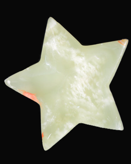 Afghan Jade hand-carved Star 108*20mm 207g in sunlight - Rocks and Things Store