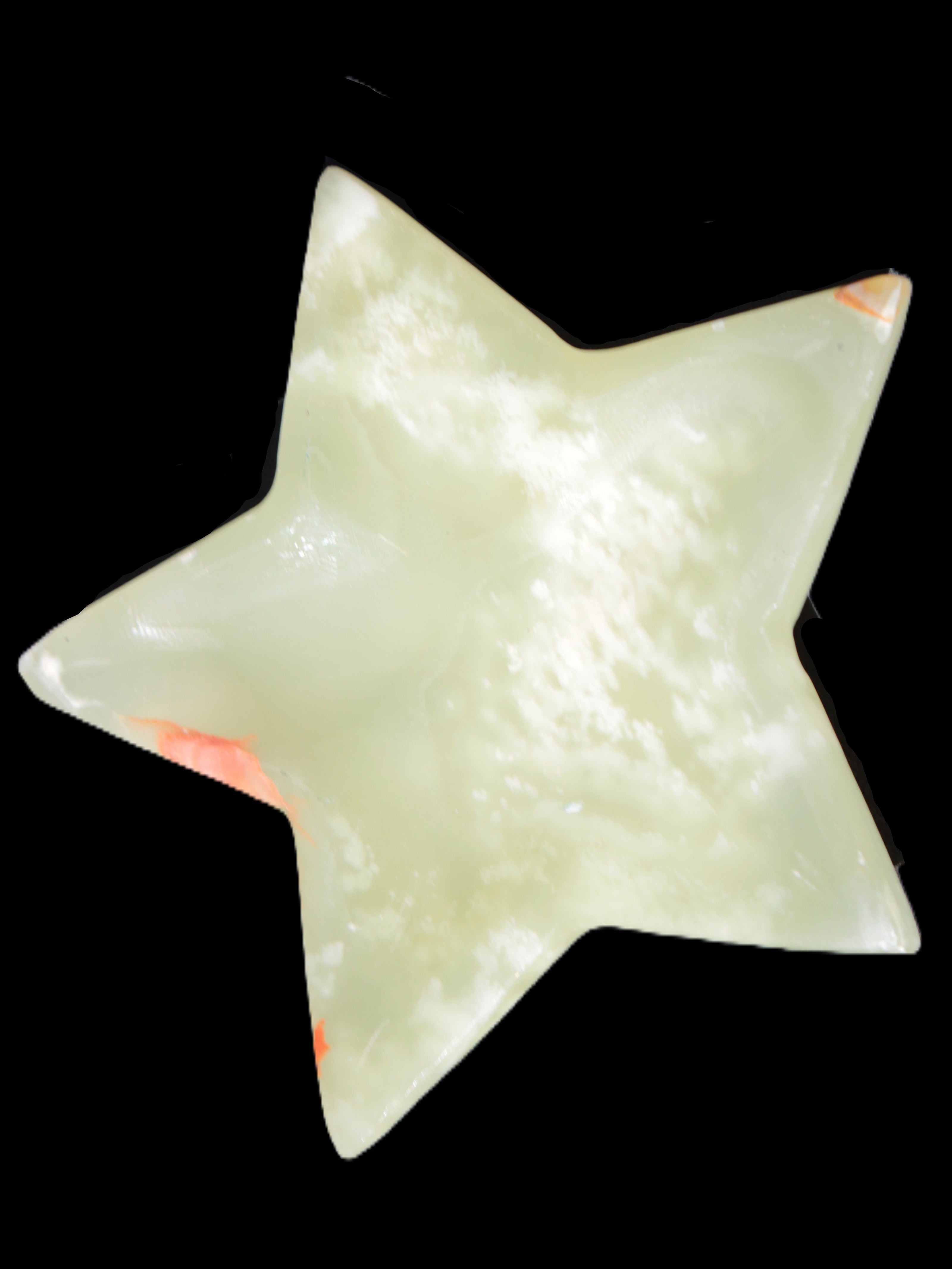 Afghan Jade hand-carved Star 108*20mm 207g in sunlight - Rocks and Things Store