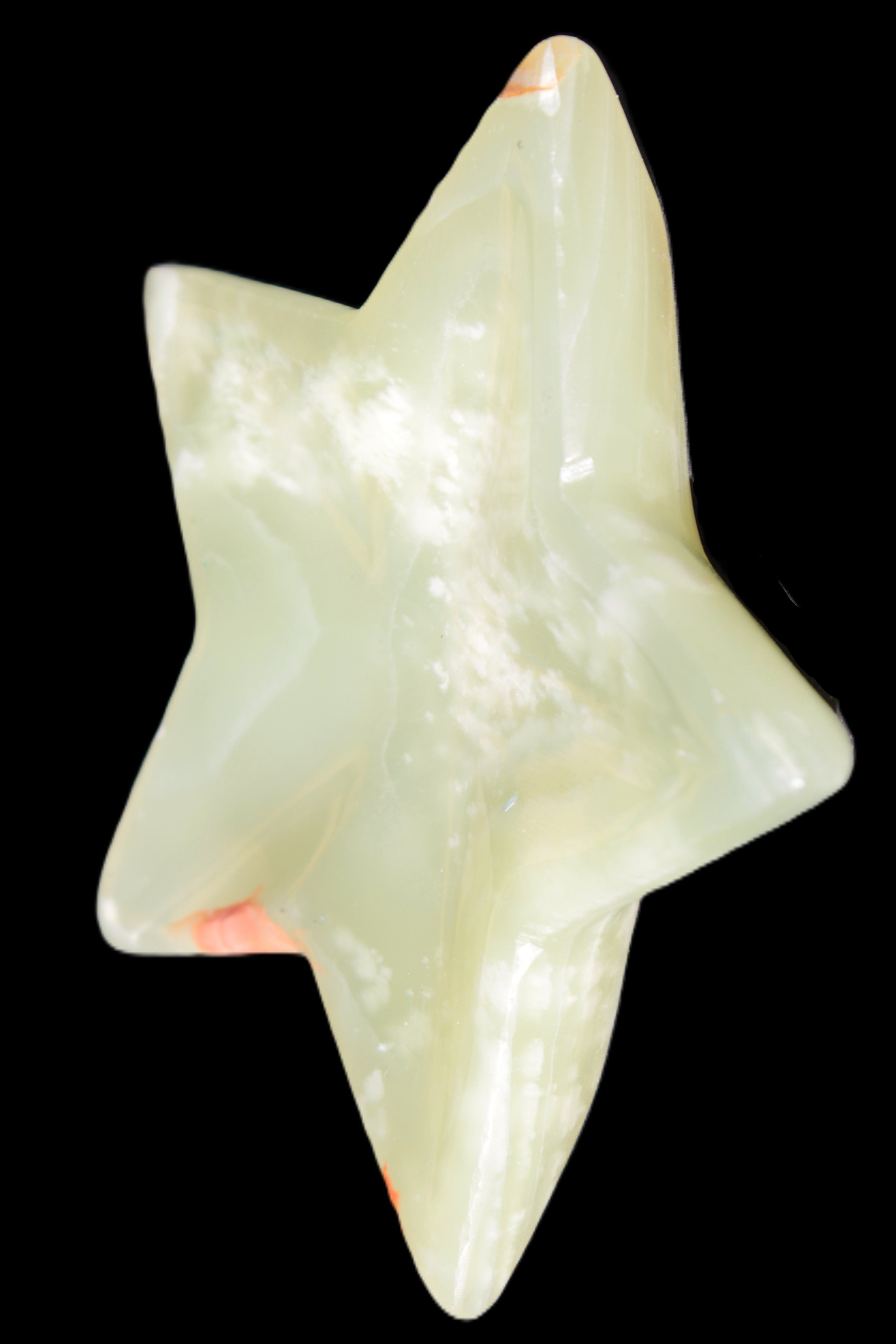 Afghan Jade hand-carved Star 108*20mm 207g in sunlight - Rocks and Things Store