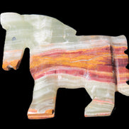 Afghan Jade hand-carved Horse 81*16*66mm 111.4g Rocks and Things