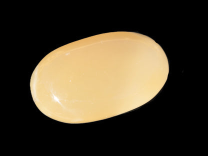 Honey Calcite palm stone 58-62mm 83-95g Rocks and Things