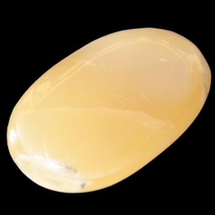 HHoney Calcite palm stone 58-62mm 83-95g in sunshine - Rocks and Things Store