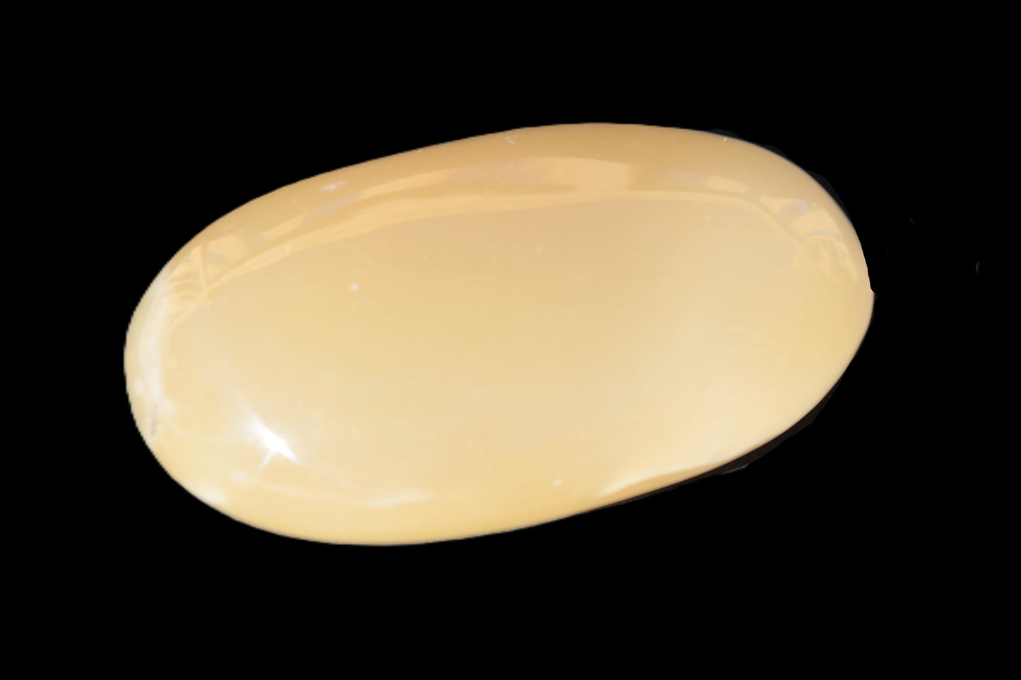 Honey Calcite palm stone 58-62mm 83-95g Rocks and Things