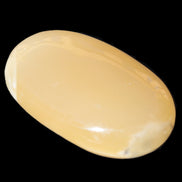 Honey Calcite palm stone 58-62mm 83-95g in sunshine - Rocks and Things Store