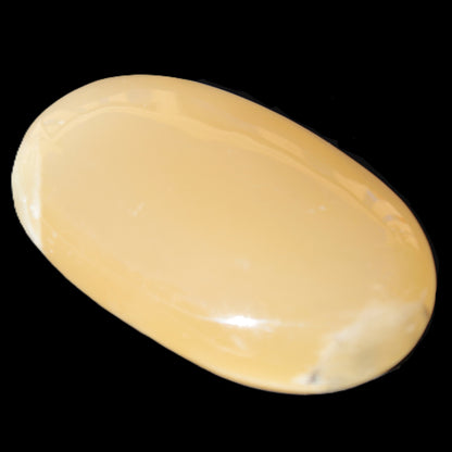 Honey Calcite palm stone 58-62mm 83-95g Rocks and Things