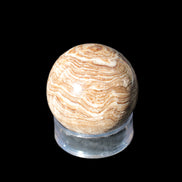 Chocolate Calcite sphere 48mm 159/162g Rocks and Things