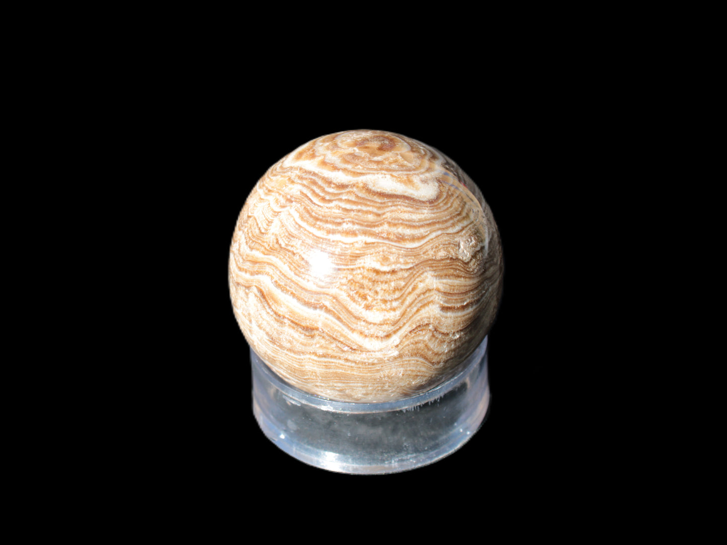 Chocolate Calcite sphere 48mm 159/162g Rocks and Things