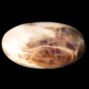 Chocolate Calcite palm stone 53mm 65.8g Rocks and Things