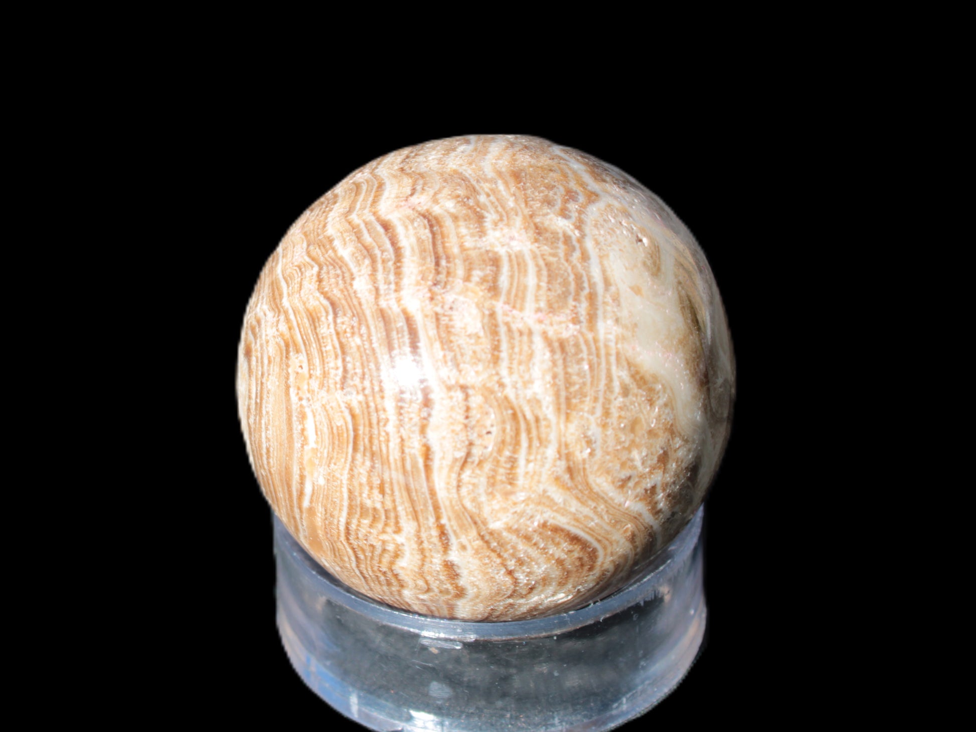 Chocolate Calcite sphere 48mm 159/162g Rocks and Things